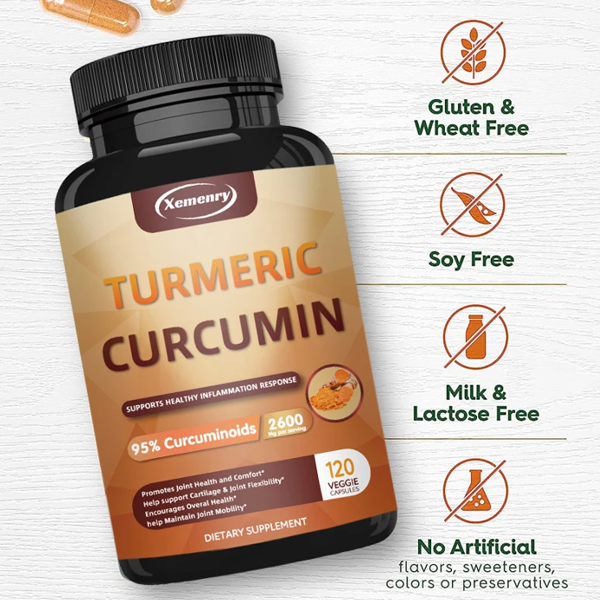 Xemenry Turmeric Curcumin Powder Capsules
