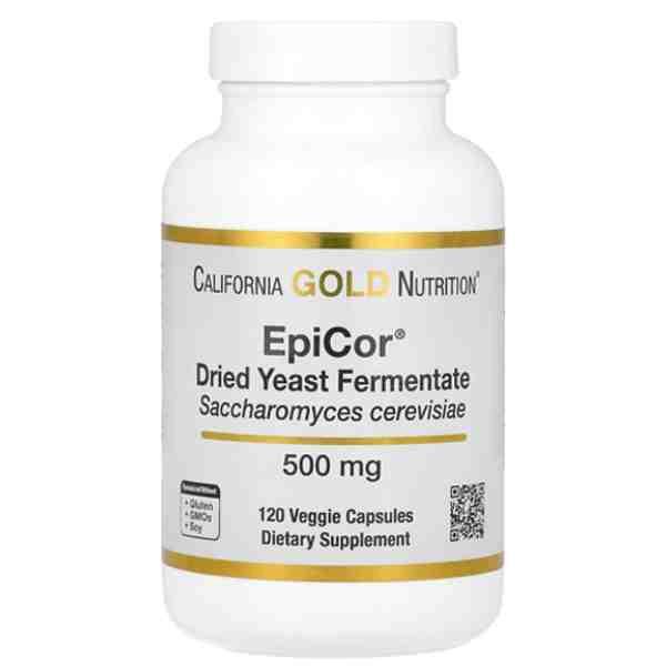 California Gold Nutrition EpiCor® Dried Yeast Fermentate 500 mg