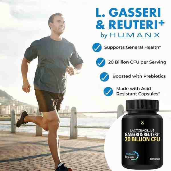 Human X Lactobacillus Gasseri and Reuteri 20 Billion CFU