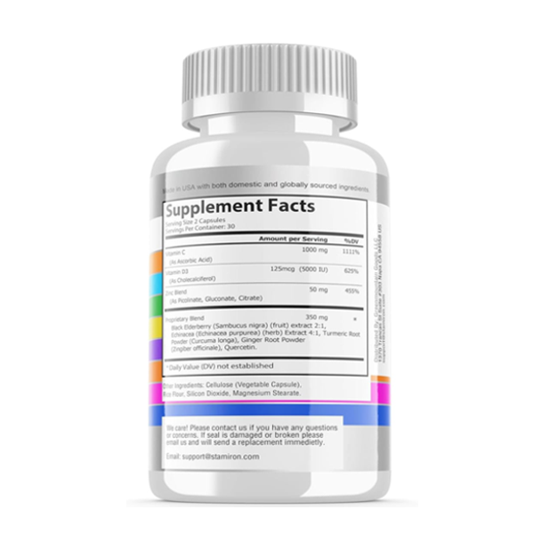 Stamiron Immune Support Vitamin C 1000 Capsules
