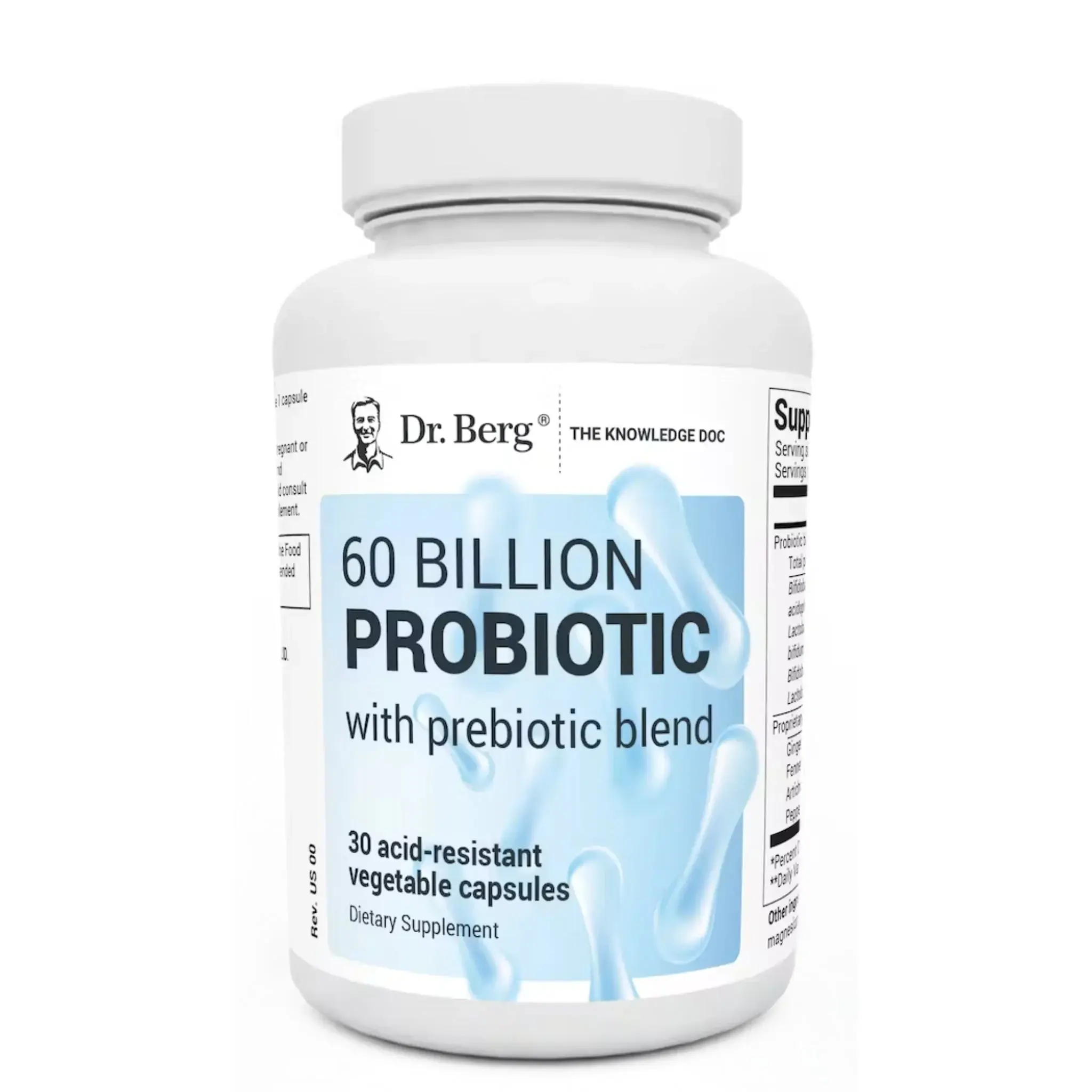 Dr. Berg 60 Billion Probiotic Supplement
