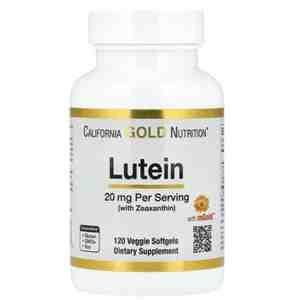California Gold Nutrition Lutein 20 mg | 120 Tablets
