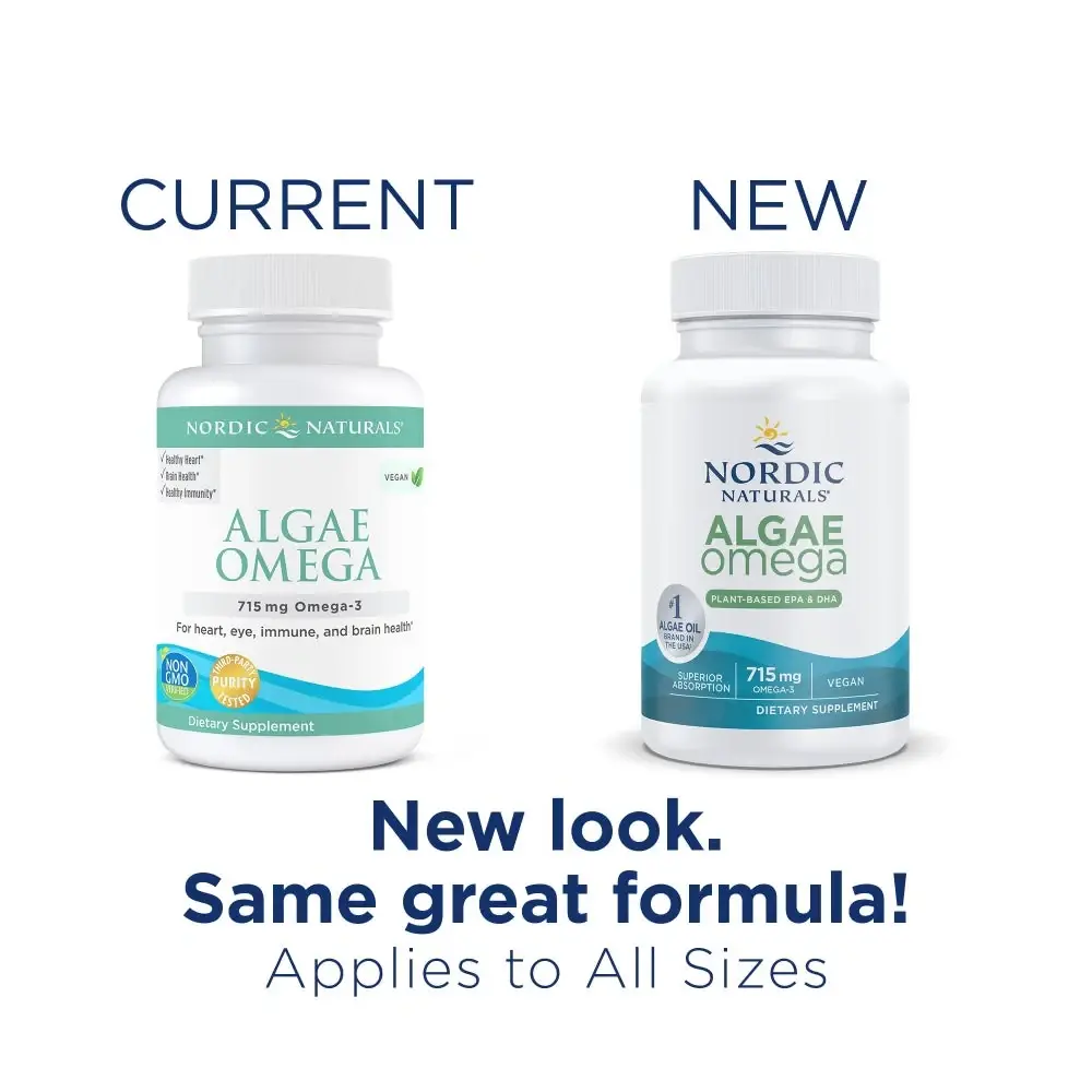 Nordic Naturals Algae Omega 715mg Capsules