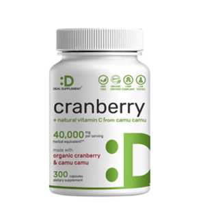 Deal Supplement Cranberry 40000 Mg Capsules
