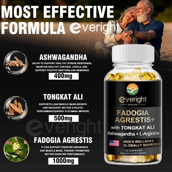 Everight Fadogia Agrestis Tongkat Ali Capsules