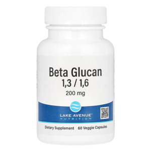 Lake Avenue Nutrition Beta Glucan 1-3, 1-6, 200 mg