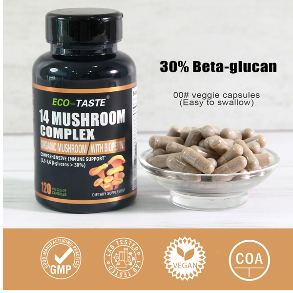 ECO - Taste 14 Mushroom Complex Capsules