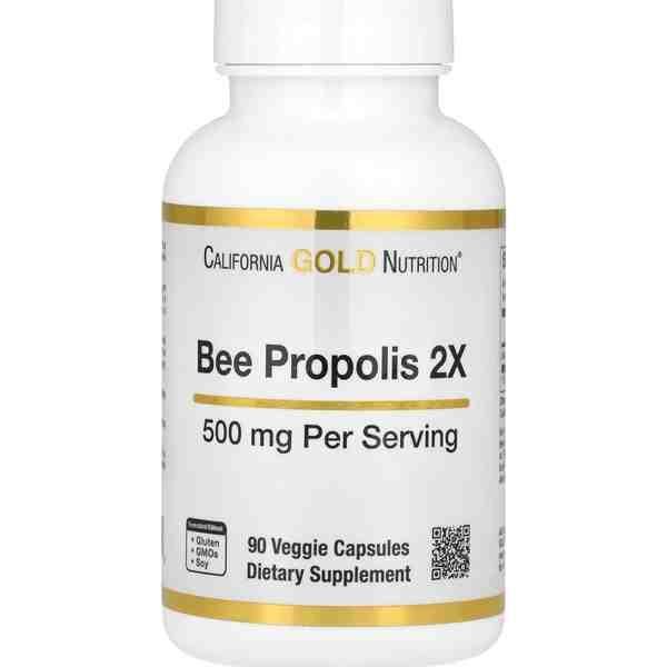 California Gold Nutrition Bee Propolis 2X | 90 Capsules
