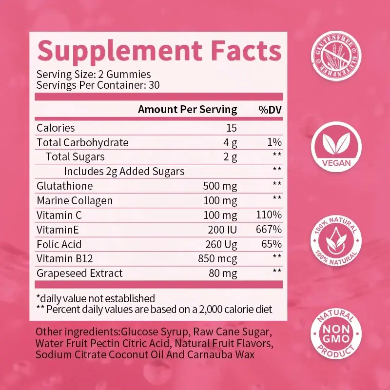 Catfit Whitening Glutathione Gummies