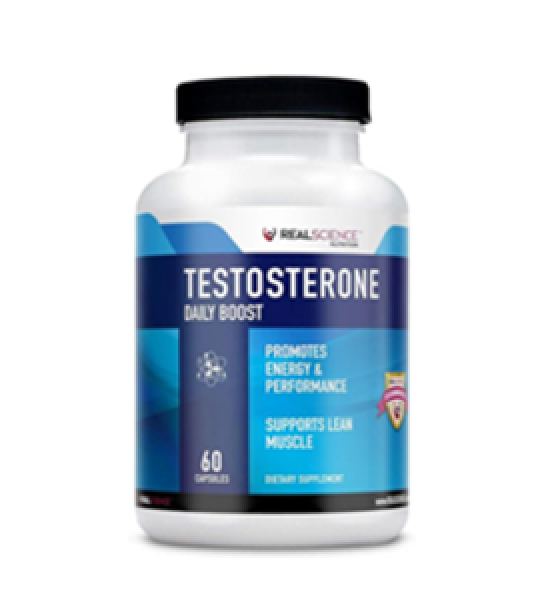 RealScience Nutrition Testosterone Daily Boost Capsules
