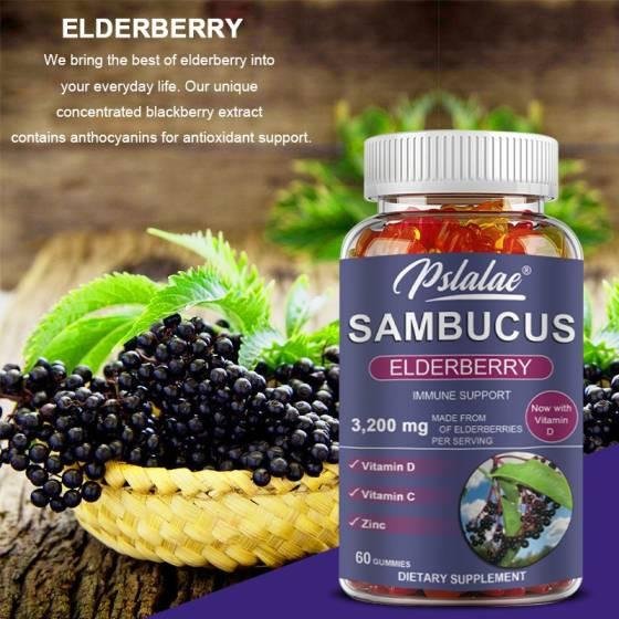 Pslalae Sambucus Elderberry 3200mg