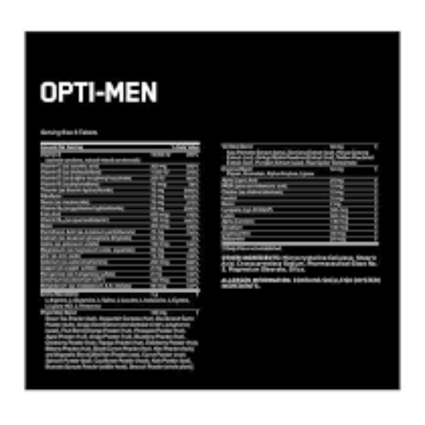 Optimum Nutrition Opto-Men Supplement
