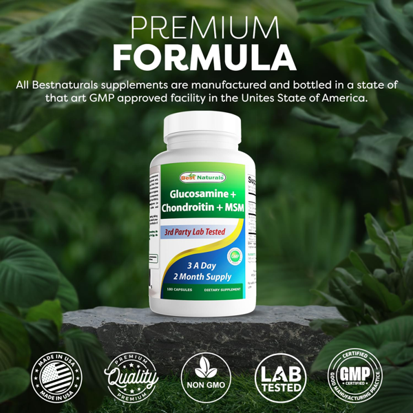 Best Naturals Glucosamine Chondroitin + Msm Capsules