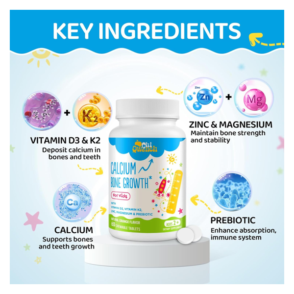 ChiQwench Calcium Growth Tablets