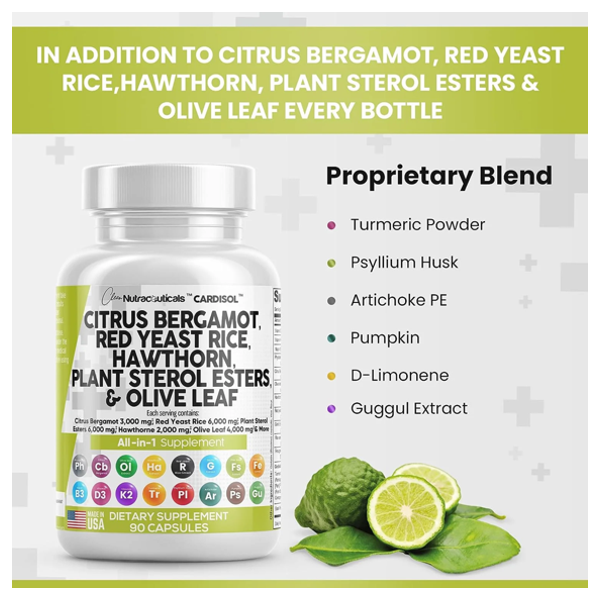 Clean Nutraceuticals Citrus Bergamot Capsules