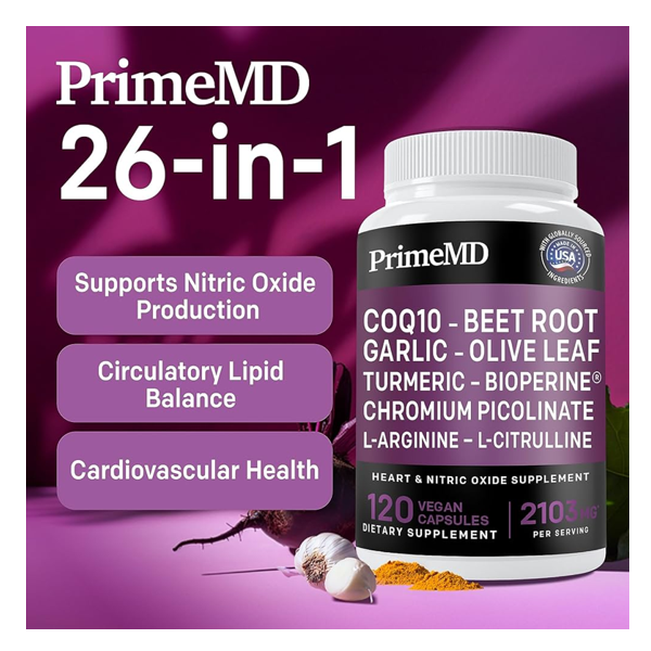 PrimeMd Heart Nitric Oxide Coq10 Capsules