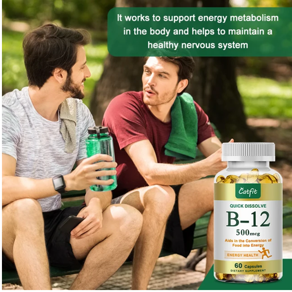 Catfit Vitamin B12 500mcg Capsules