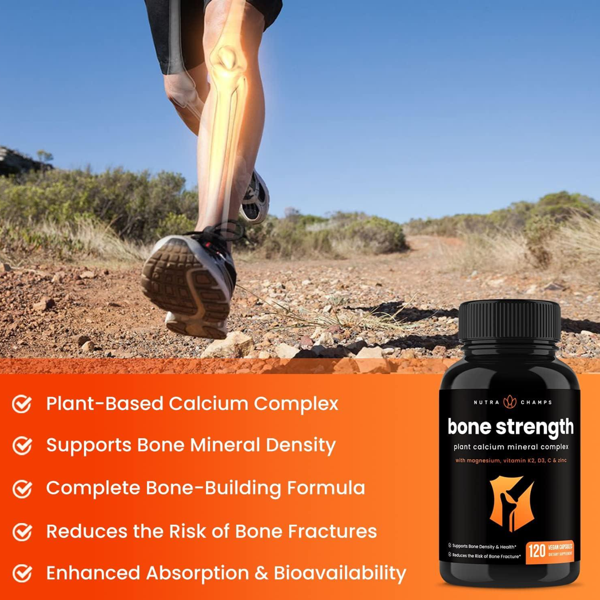 Nutrachamps Bone Strength Plant Calcium Mineral Complex