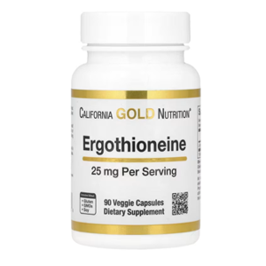 California Gold Nutrition Ergothioneine 25 Mg 90 Capsules