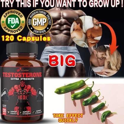 Bcuelov Men's Testosterone Booster Capsules
