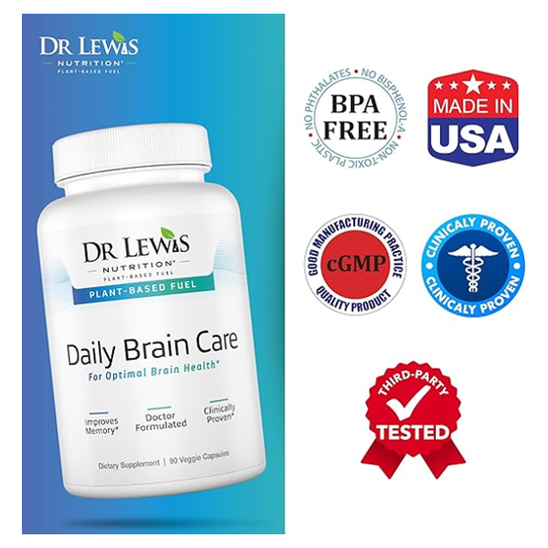 Dr. Lewis Nutrition Daily Brain Care Capsules