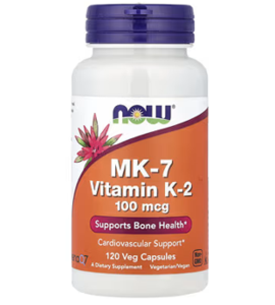Now Foods Mk-7 Vitamin K-2 100 Mcg Capsules