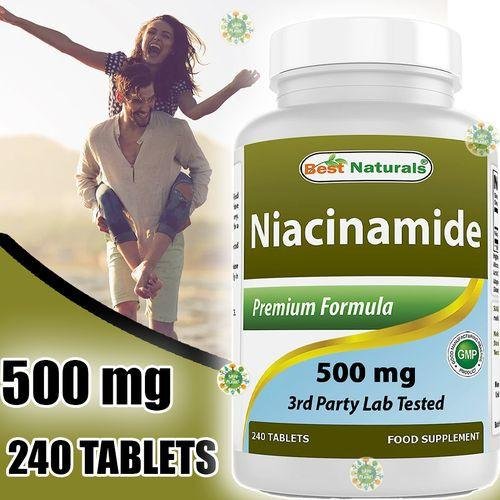 Best Naturals Niacinamide 500mg Capsules