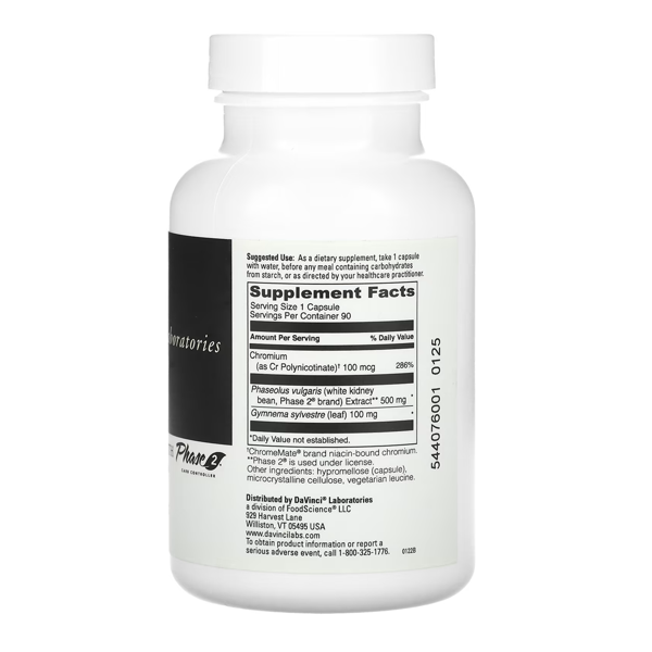 Davinci Laboratories Carb-Down With Phase 2 Capsules