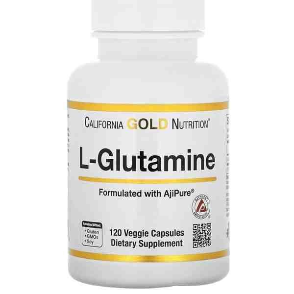 California Gold Nutrition L-Glutamine with AjiPure® |120 Capsules