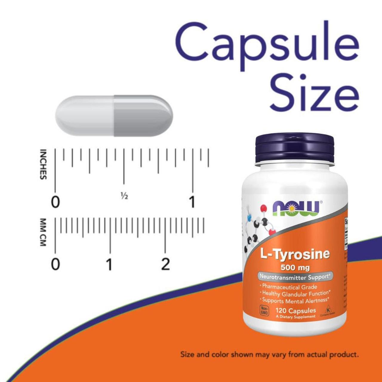Now Food L-tyrosine Capsules