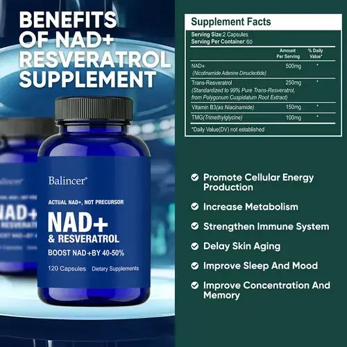Balincer Nad+ And Resveratrol Capsules