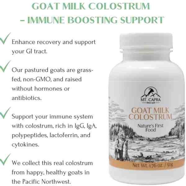 Mt Capra Goat Milk Colostrum – Nature’s First Food | Immune & Gut Support