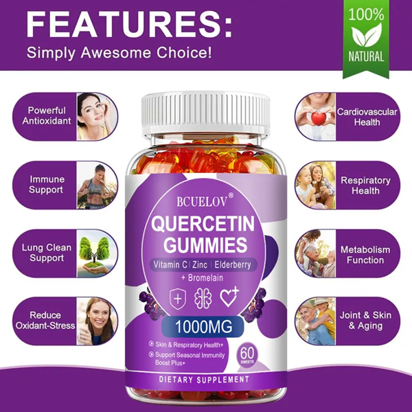 Bcuelov Quercetin Gummies