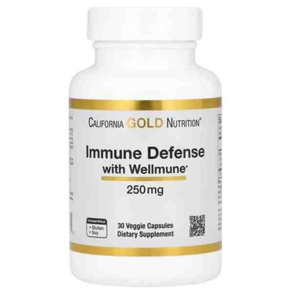 California Gold Nutrition Immune Defense with Wellmune – 250 mg