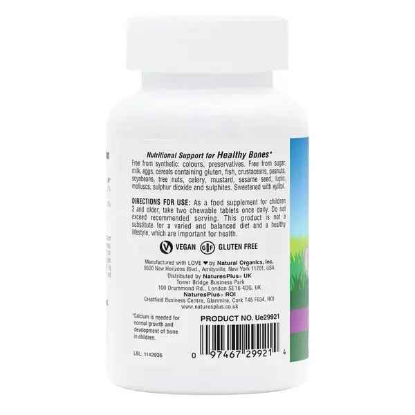 Natures Plus Calcium Animal Parade Supplement