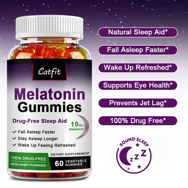 Catfit Melatonin Chewing Gummies