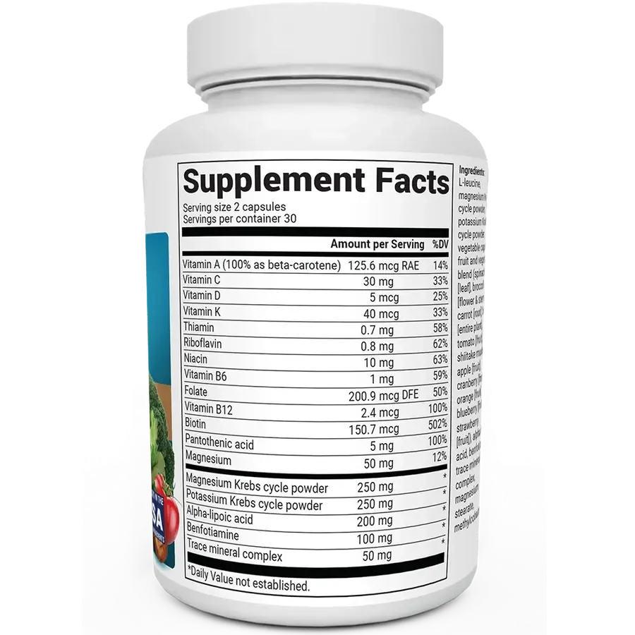 Dr Berg Whole Food Multivitamin Capsules