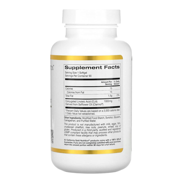 California Gold Nutrition CLA 1000 Mg Capsules