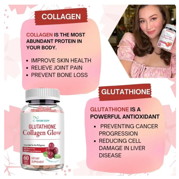 Nature Glow Glutathione Collagen Glow Supplement