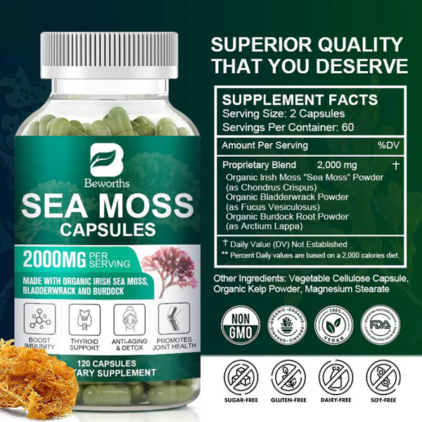 Beworths Sea Moss Capsule