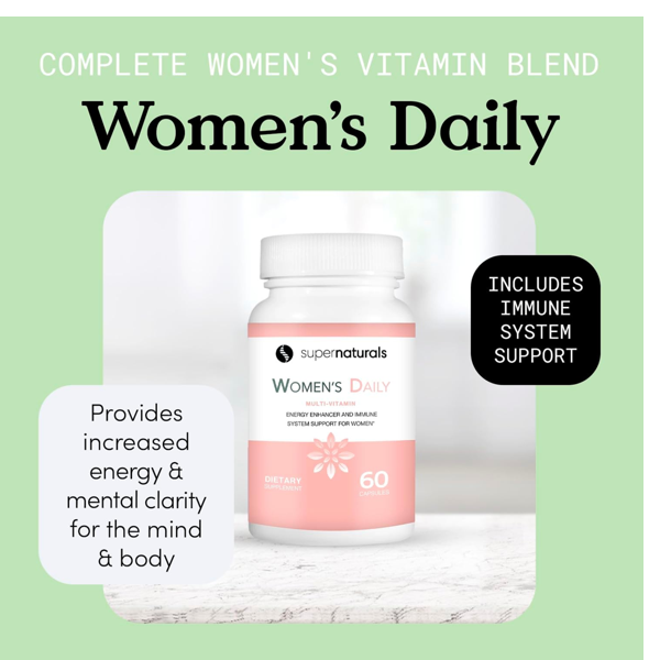 Supernaturals Women's Daily For Women Capules