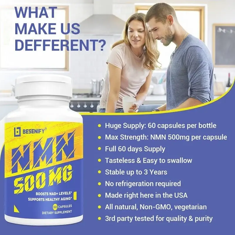 Besenify Pure NMN 500mg Supplement