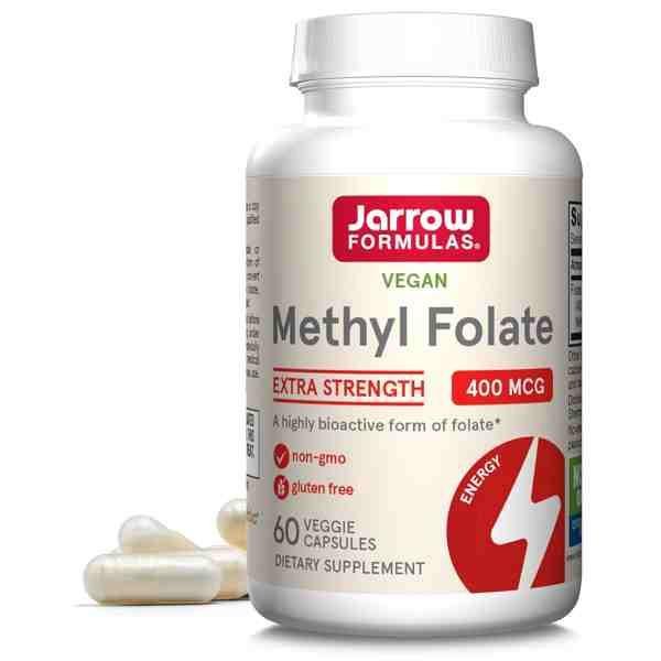 Jarrow Formulas – Vegan Methyl Folate 400 mcg 60 Capsules
