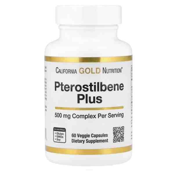 California Gold Nutrition Pterostilbene Plus