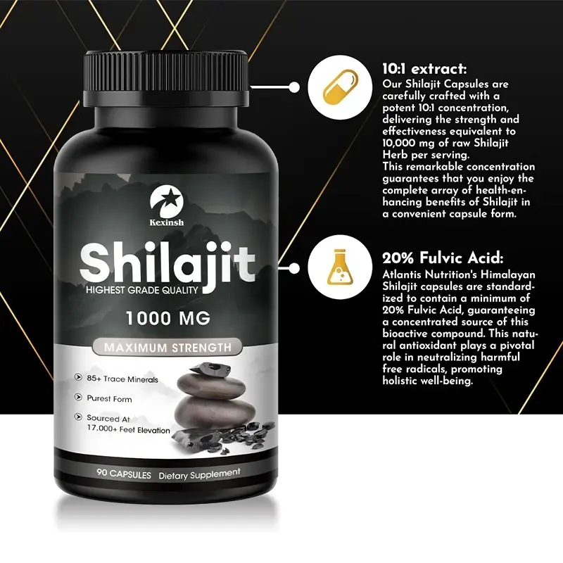 Kexinsh Shilajit Capsules 1000mg