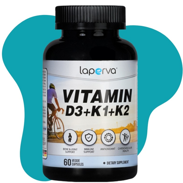 Laperva Vitamin D3+K1+K2 Capsules