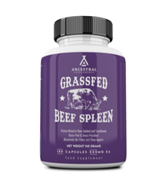Ancestral Supplements Grassfed Beef Spleen Capsules