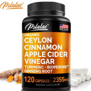 Pslalae Ceylon Cinnamon Apple Cider Vinegar Capsules