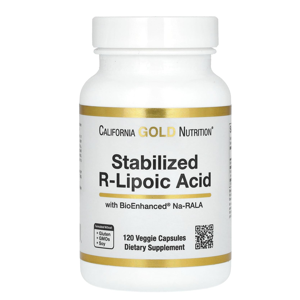 California Gold Nutrition Stabilized R-lipoic Acid Capsules