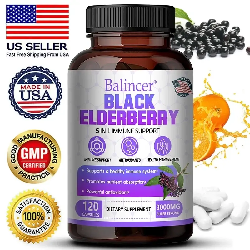 Balincer Elderberry Extract 5 in 1 Capsules